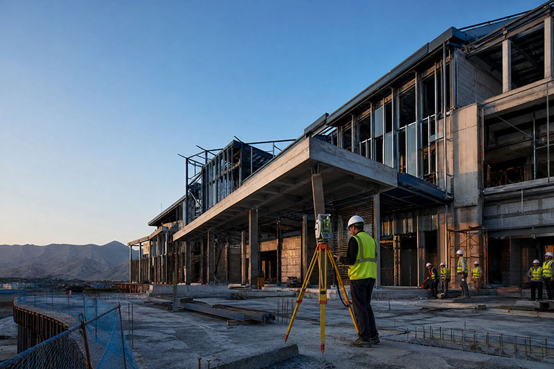 Andaziar construction project in progress